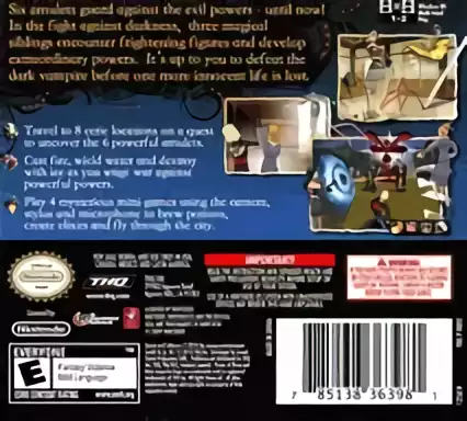 Image n° 2 - boxback : Vampire Legends - Power of Three (DSi Enhanced)